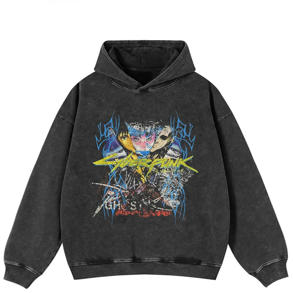 Casual Bold Graphic Oversized Hoodie