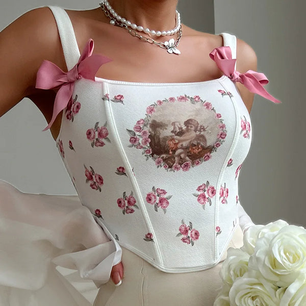 Angel core Bow Straps Corset