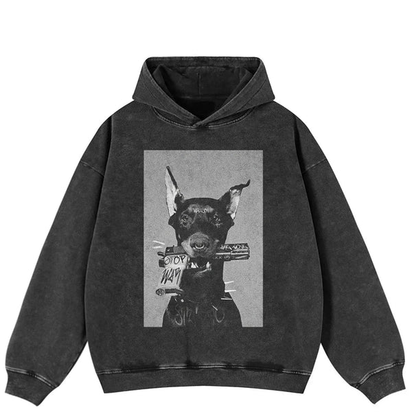 Heavy Cotton Doberman Hoodie