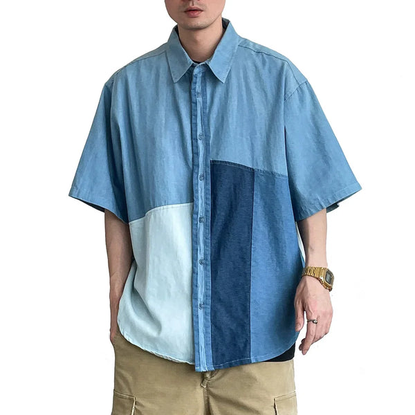 Oversize Loose Denim Casual Blouse Shirt