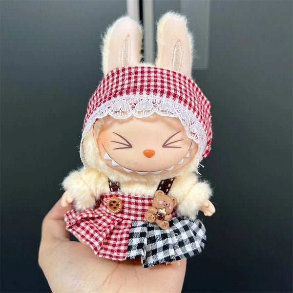 Lobubu-Inspired Mini Plush Doll La Bubu Clothing