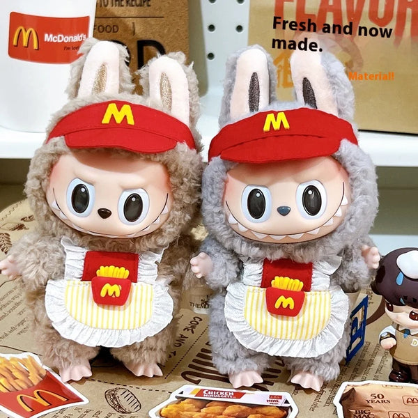 Lobubu-Inspired Fabric Rubber Doll Set