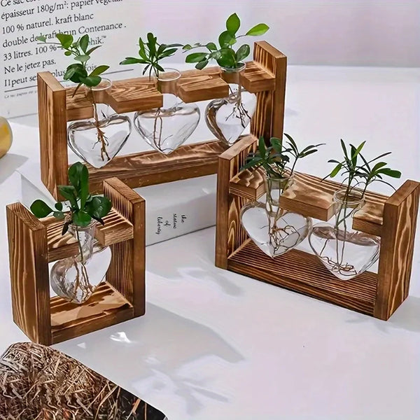 Creative Wooden Frame Small Vase