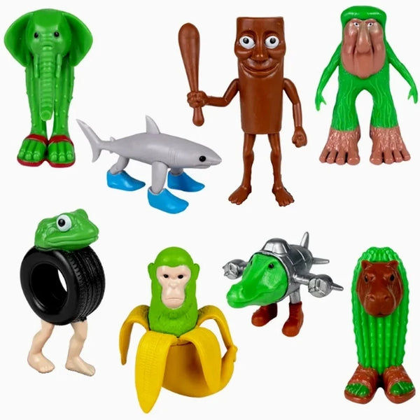 Tungtungtung Theme Character Statue Set
