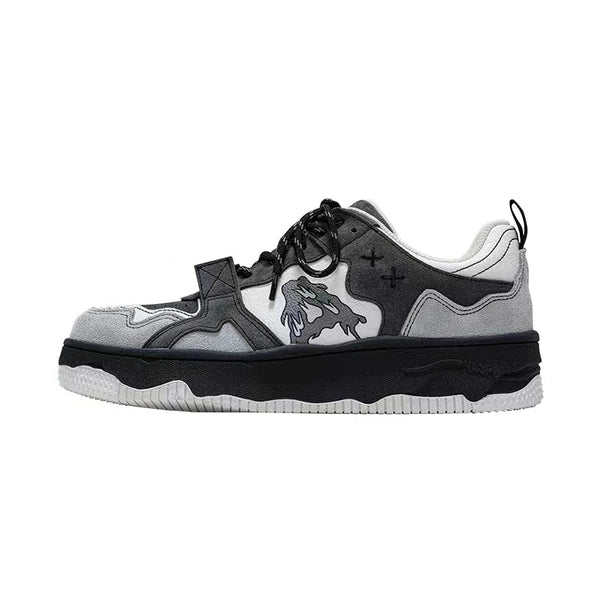 Retro Hip Hop Volcano Sneakers for School