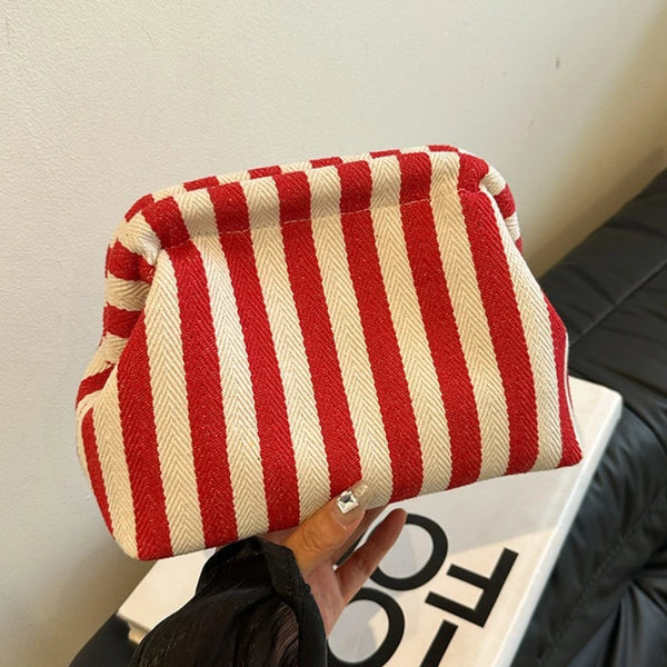 Handmade Knitted Women Beach Clutch Handbag