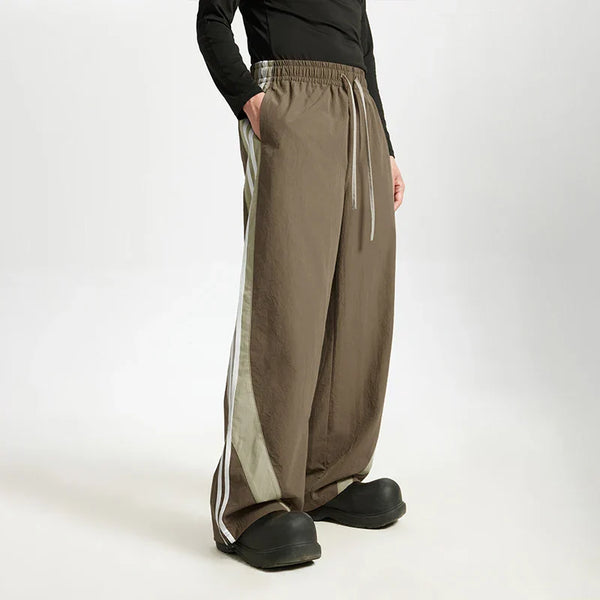 Brown Modern Design Athletic Pants
