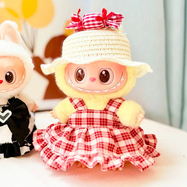 Lobubu-Inspired Red Dress Toys