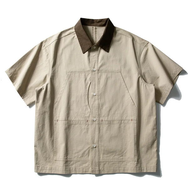 Vintage Pure Cotton Japanese Cargo Shirt