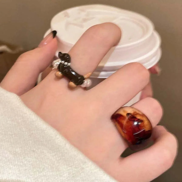 Animal Shaped Cute Dachshund Necklaces And Jewelry