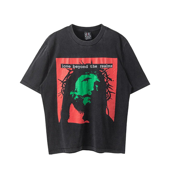 Y2K Retro Co-Branded High Street T-Shirt