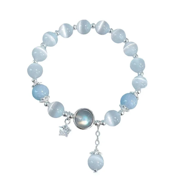 Moonstone Crystal Blue Bracelet