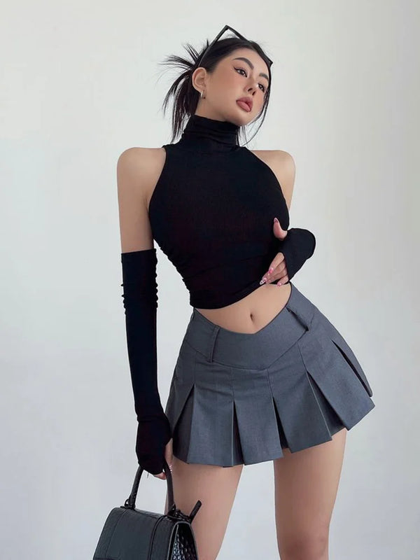 Y2K Spicy High Neck Top
