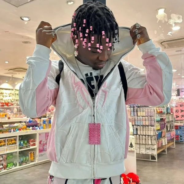 Y2K Gothic Spider Guy Hoodie