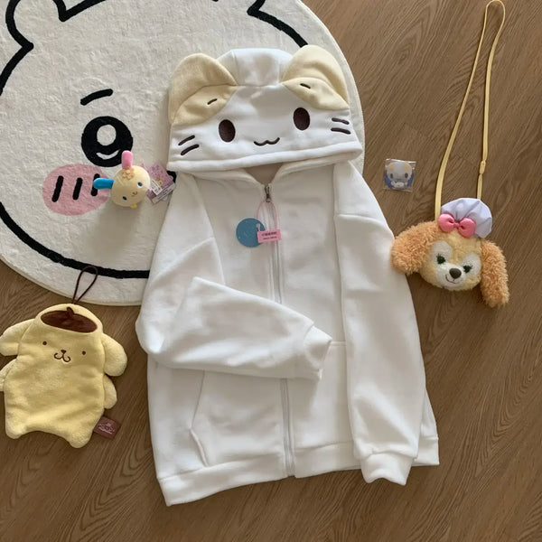 Soft Girl Cute Kitty Hoodie