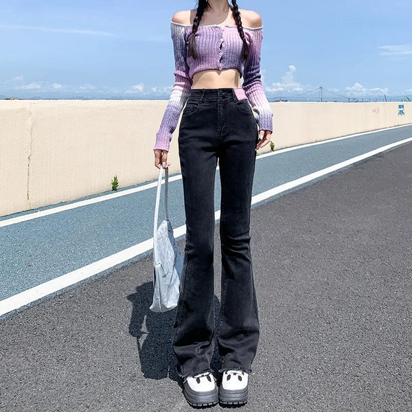 Acubi High Waisted Flare Pants