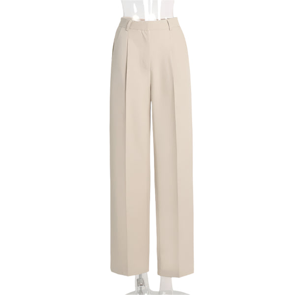 Elegant High Waisted Wide Leg Pants