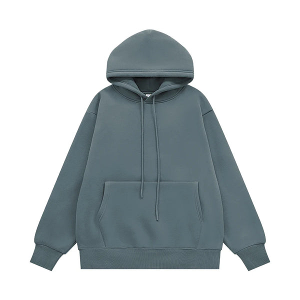 Blank Solid Color Thick Hoodie