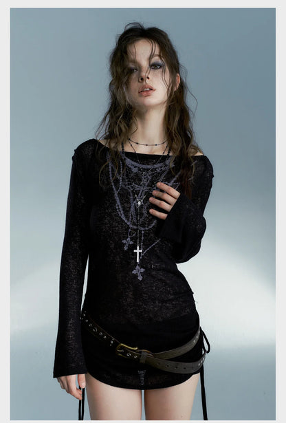 Grunge Langarmshirt