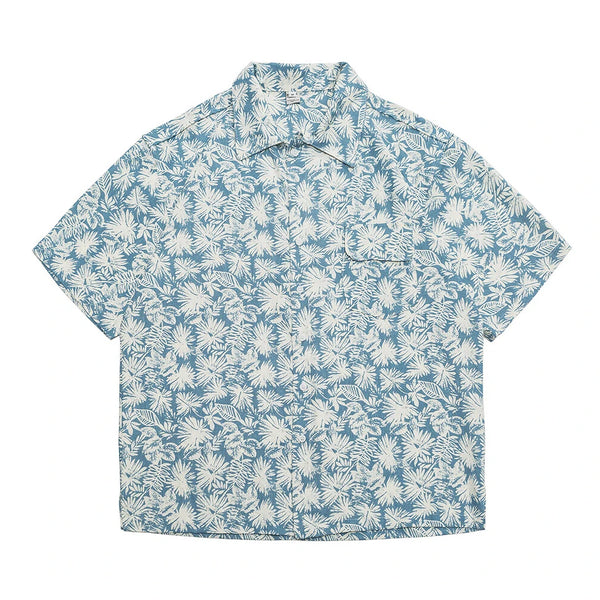 Casual Loose Seaside Flower Beach Shirt