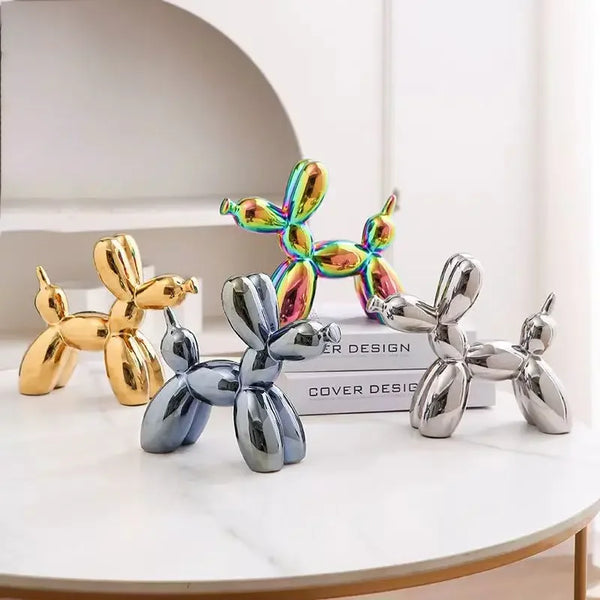 Mini Ceramic Balloon Dog Abstract