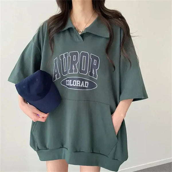 Sports Style Women's Oversized T-shirt