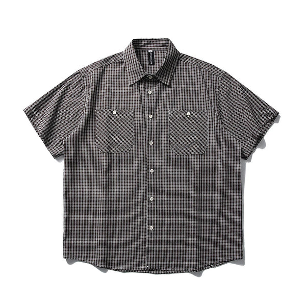 Cityboy Plaid Cotton Short Sleeve Shirt