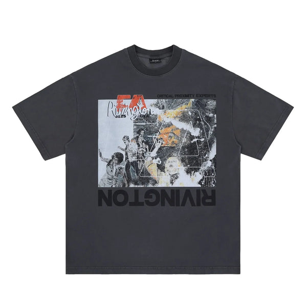 Casual Vibrant Graphic Print T-Shirt