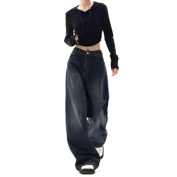 Y2k Oversized High Waist Wide Jeans