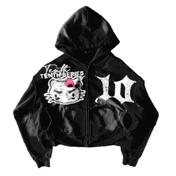 Y2K Kitty Hoodies