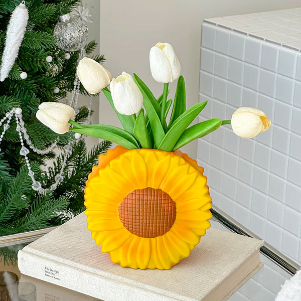 Creative Cute Fresh Sunflower Shaped Vase